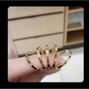 18k Solid Rose gold ring